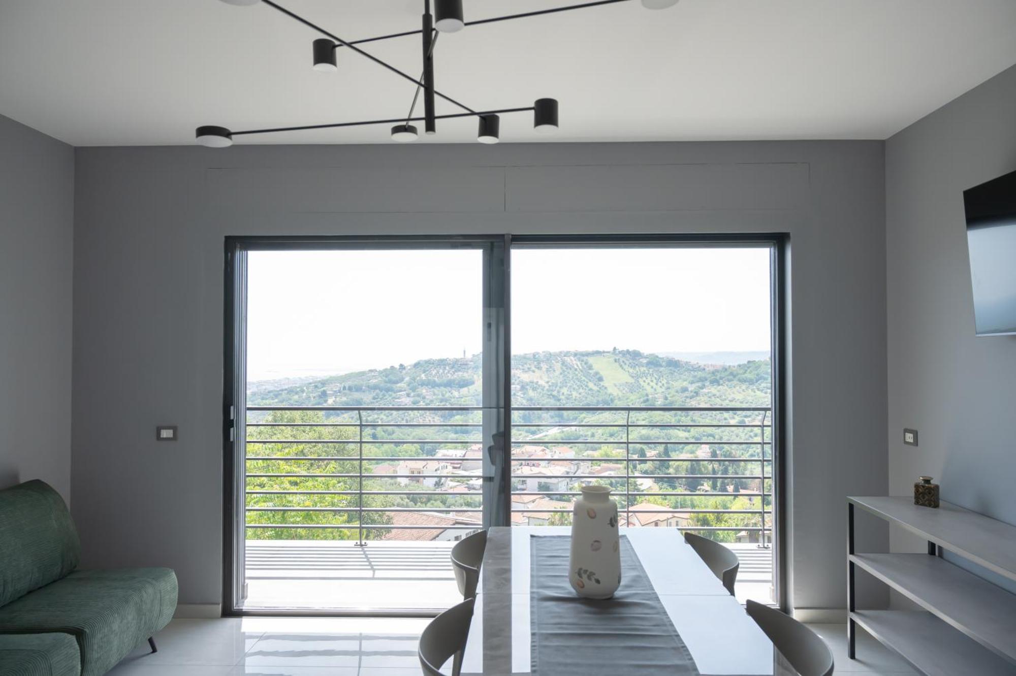 Casa Vista Mare E Colline A Montesilvano Colle Kültér fotó