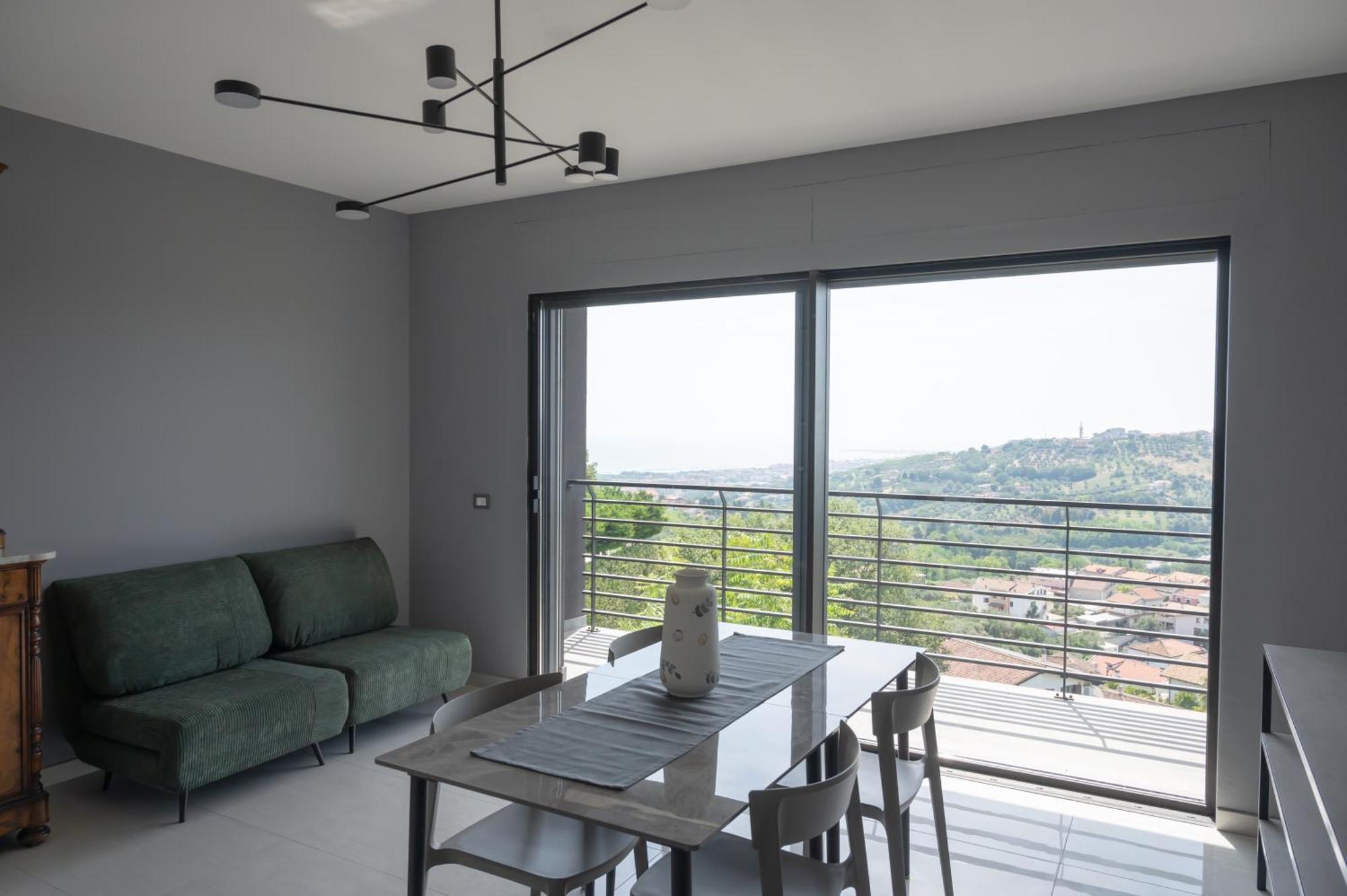Casa Vista Mare E Colline A Montesilvano Colle Kültér fotó